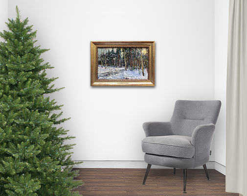 Безикович Борис Николаевич. Зимний лес 